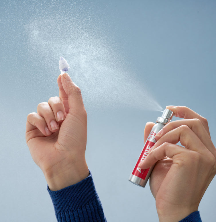 alpine schoonmaakspray voor oordoppen spray detail